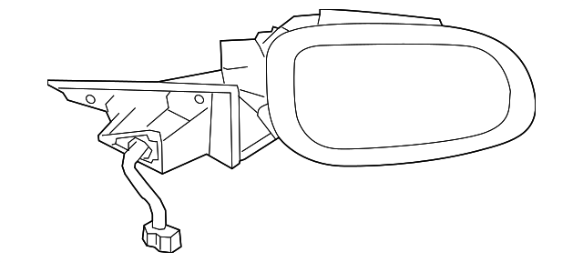 Mirror-Door (Jaguar OEM) J9C8377OEM