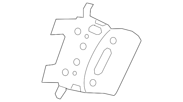 Mounting-Striker (Jaguar OEM) J9C9538OEM