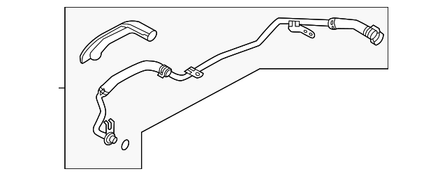 Pipe-Coolant (Jaguar OEM) JDE38646OEM