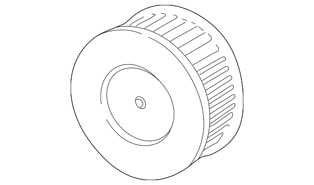 Fan Blower Assembly Right Hand (Jaguar OEM) JLM12433OEM