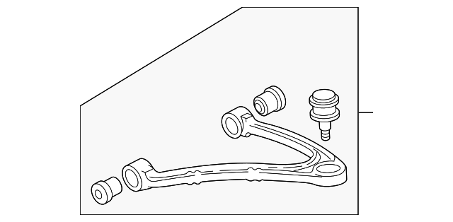 Wishbone-Upper (Jaguar OEM) JLM21376OEM