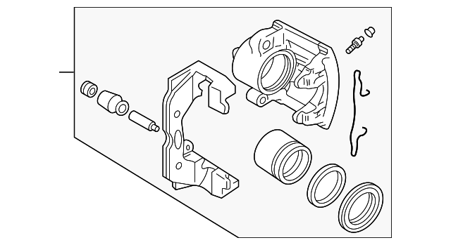 Caliper-Brake (Jaguar OEM) JLM21471OEM