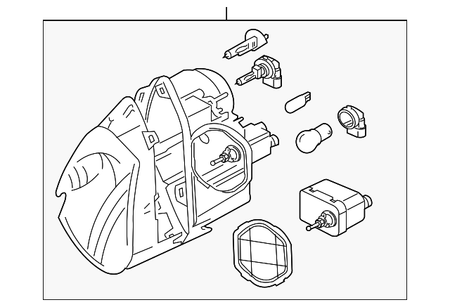Headlamp (Jaguar OEM) LJA4510AHOEM