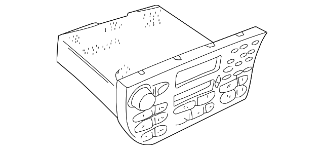 Player-Radiocass, Discontinued (Limited Supply) (Jaguar OEM) LNC4100BAOEM