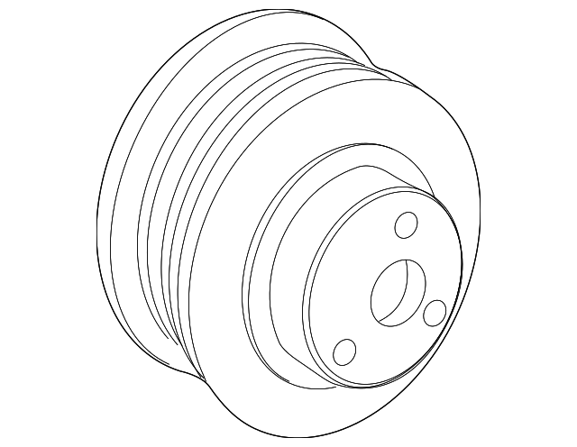 Pulley-Water Pum (Jaguar OEM) NCA2225ABOEM