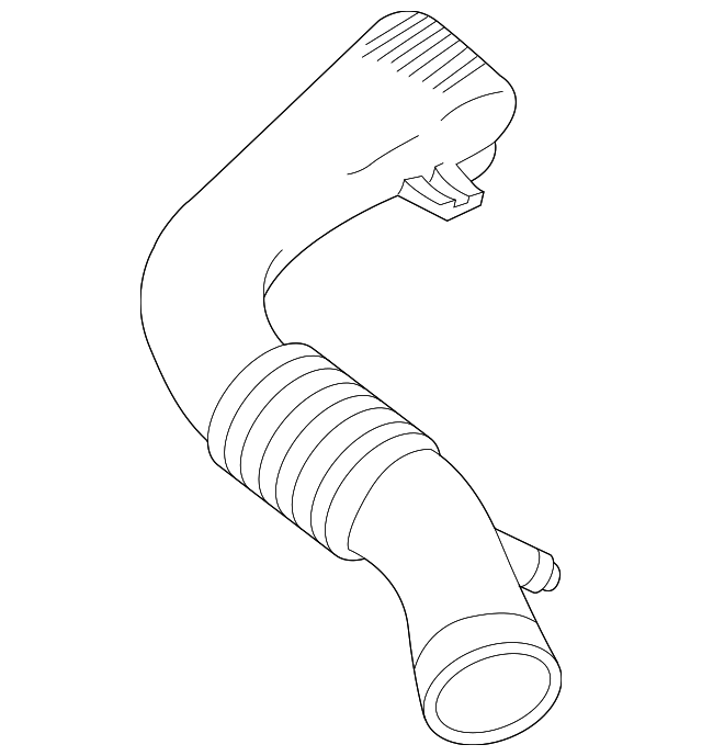 Pipe-Air (Jaguar OEM) NJB3555AAOEM