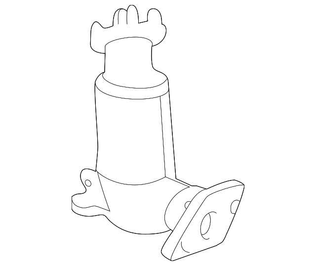 Downpipe-Exhaust - Discontinued (Jaguar OEM) NNE6700HDOEM