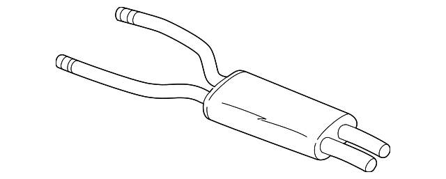 Silencer-Exhaust - Discontinued (Jaguar OEM) NNG6757EAOEM
