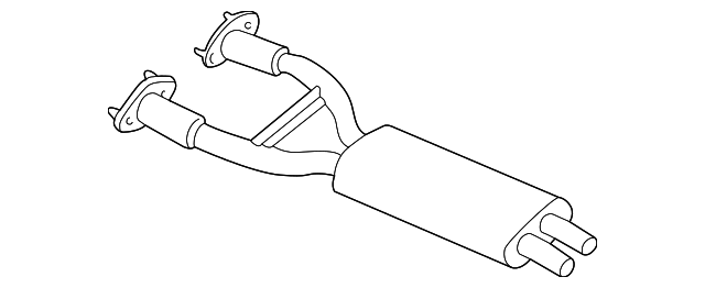 Silencer-Exhaust - Discontinued (Jaguar OEM) NNG6757HAOEM