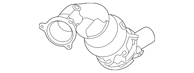 Catalt&Dnppe-Exh (Jaguar OEM) T2H1362OEM