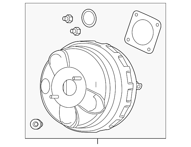 Booster-Brake (Jaguar OEM) T2H14055OEM