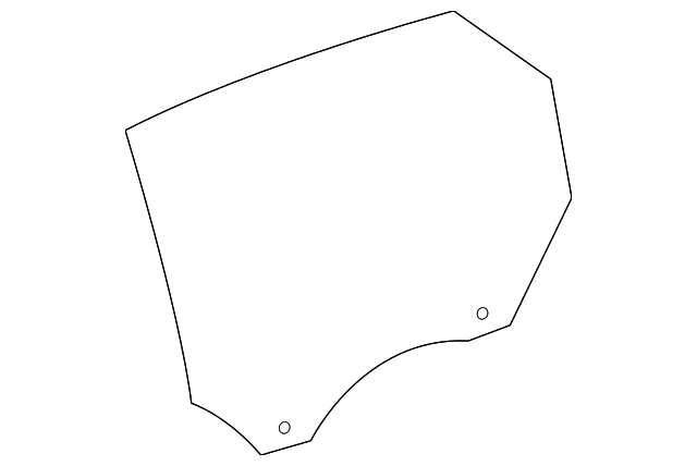 Glass-Door (Jaguar OEM) T2H17724OEM