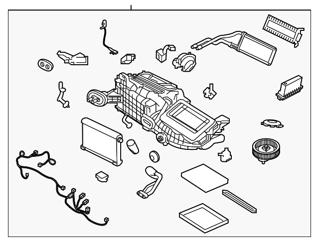 Blower-Evaporato (Jaguar OEM) T2H19072OEM