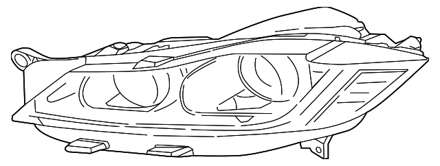 Headlamp (Jaguar OEM) T2H19456OEM