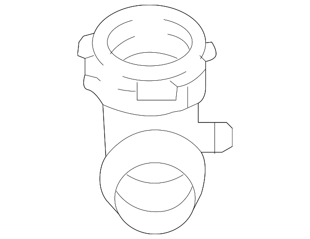 Elbow-Intake (Jaguar OEM) T2H20464OEM