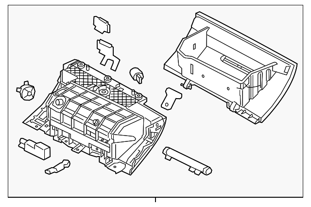 Glovebox (Jaguar OEM) T2H21764PVJOEM