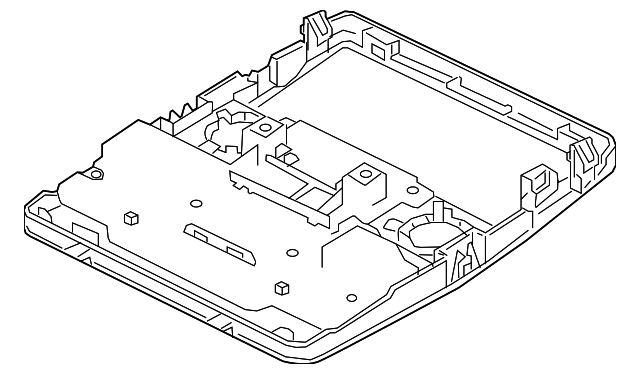 Console-Roof (Jaguar OEM) T2H23518LKPOEM