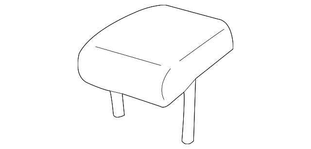 Headrest (Jaguar OEM) T2H23977SBKOEM