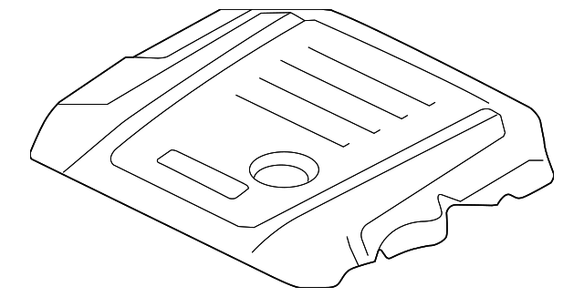 Cover-Engine (Jaguar OEM) T2H24787OEM