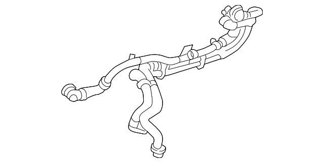 Hose-Bottom (Jaguar OEM) T2H26157OEM