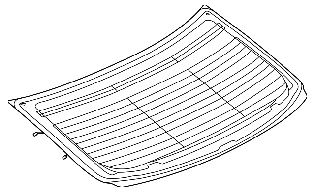 Glass-Backlight (Jaguar OEM) T2H28256OEM