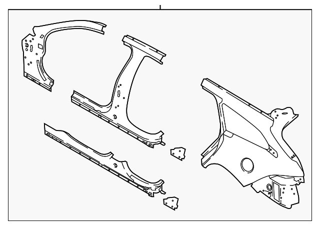 Bodyside (Jaguar OEM) T2H30232OEM