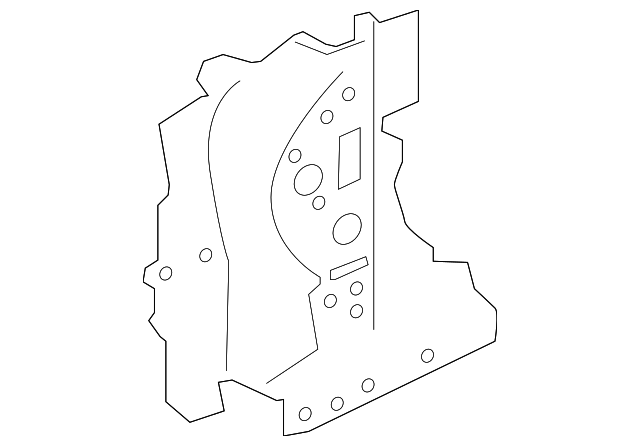 Reinf-A-Post (Jaguar OEM) T2H3039OEM
