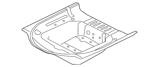 Panel-Trunk Floo (Jaguar OEM) T2H30543OEM