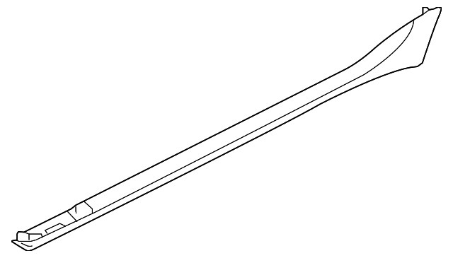 Moulding-Body Si (Jaguar OEM) T2H32256LMLOEM