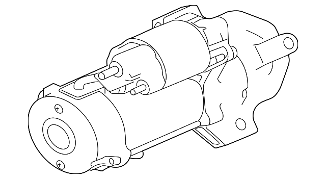 Motor-Starter (Jaguar OEM) T2H3243OEM