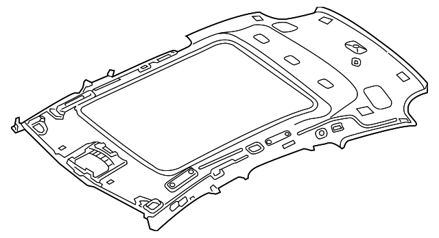 Headlining (Jaguar OEM) T2H33558LKPOEM