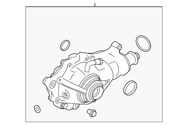 Differential (Jaguar OEM) T2H34639OEM