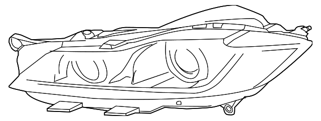 Headlamp (Jaguar OEM) T2H35339OEM