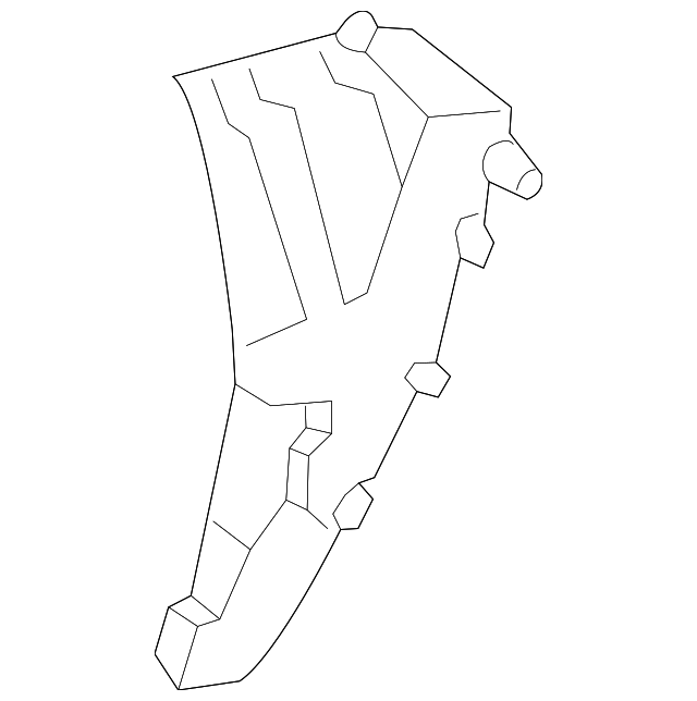Bracket-Bumper (Jaguar OEM) T2H4367OEM