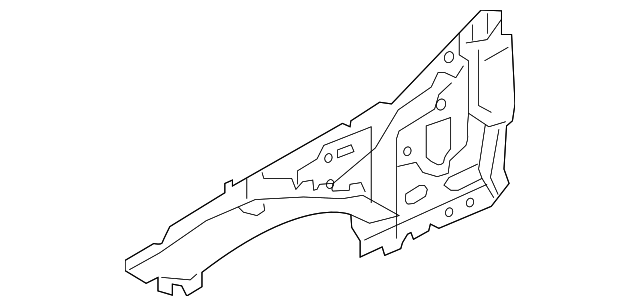 Reinf-Valance (Jaguar OEM) T2H4689OEM