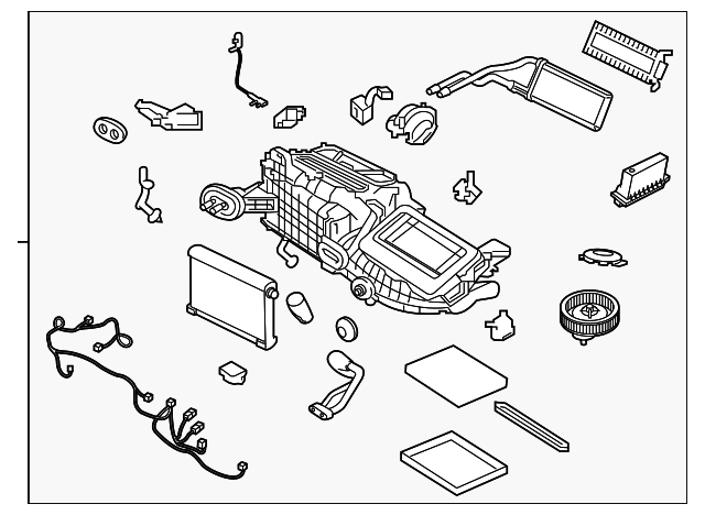 Blower-Evaporato (Jaguar OEM) T2H4922OEM