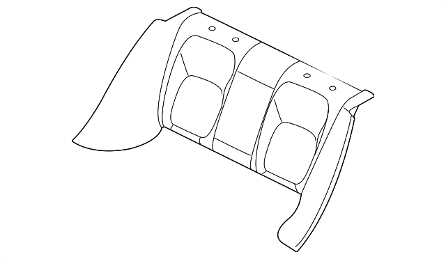 Cover-Squab (Jaguar OEM) T2H5767SBKOEM