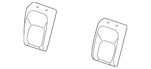 Cover-Squab (Jaguar OEM) T2H5772SBKOEM