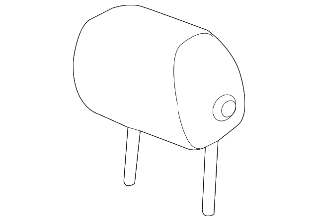 Headrest (Jaguar OEM) T2H6643QNLOEM