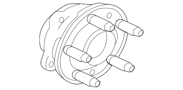 Jaguar Hub & Bearing T2H9763OEM