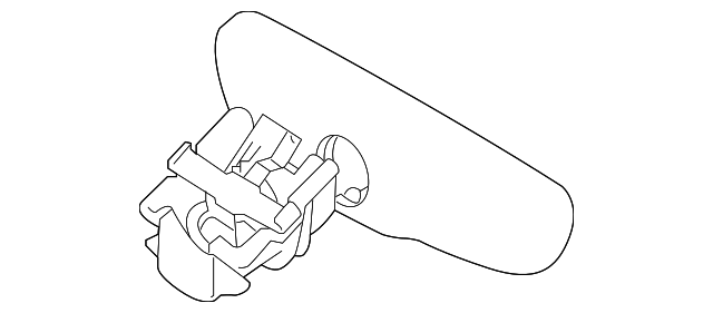Mirror-Interior (Jaguar OEM) T2J1876OEM