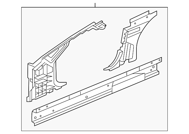 Panel-Sill (Jaguar OEM) T2P1351OEM