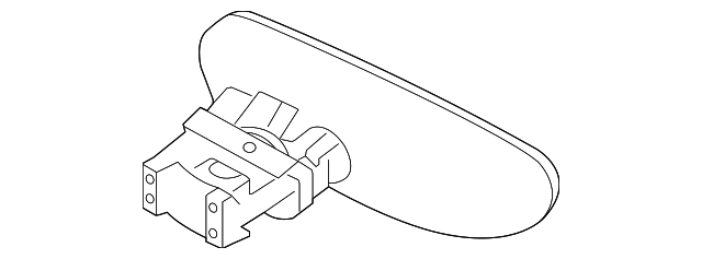 Mirror-Interior (Jaguar OEM) T2R10146OEM