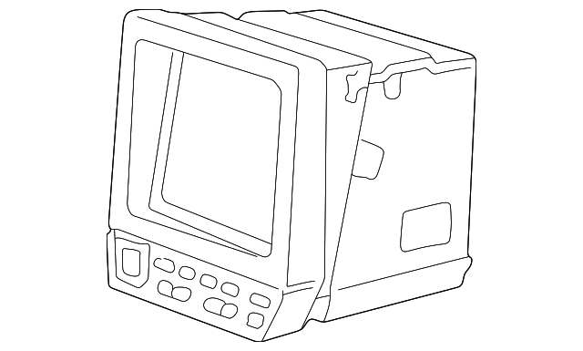 Screen-Navigatio - Discontinued (Jaguar OEM) XR81494AEKOEM