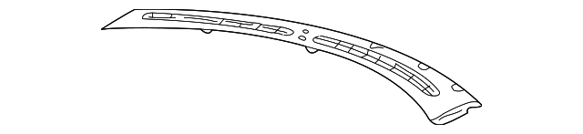 Grille-Demister (Jaguar OEM) XR815637LEGOEM
