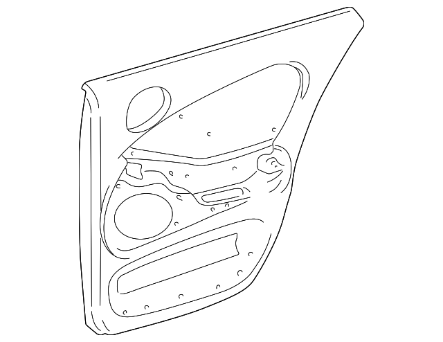 Casing-Door - Discontinued (Jaguar OEM) XR817814SDZOEM