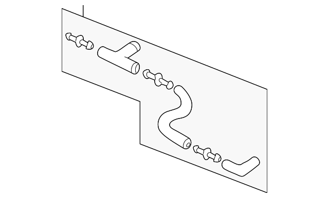 Hose - Discontinued (Jaguar OEM) XR818350OEM