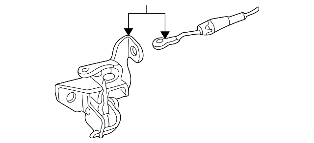 Latch - Discontinued (Jaguar OEM) XR819648LEGOEM