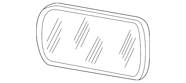 Glass-Door Mirro (Jaguar OEM) XR822519OEM