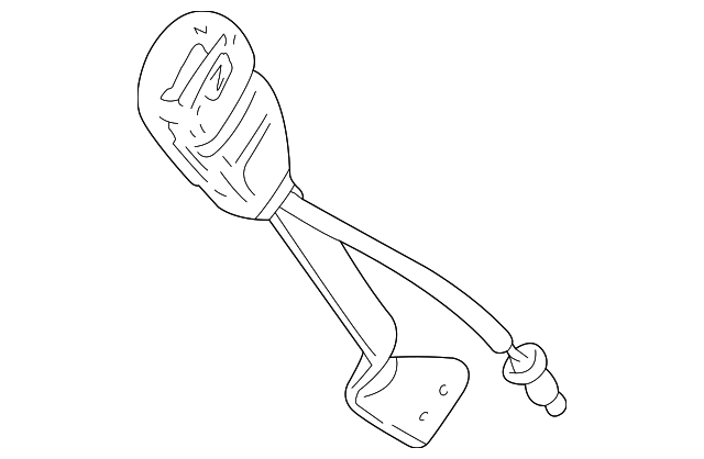 Buckle-Seatbelt (Jaguar OEM) XR823164AEKOEM